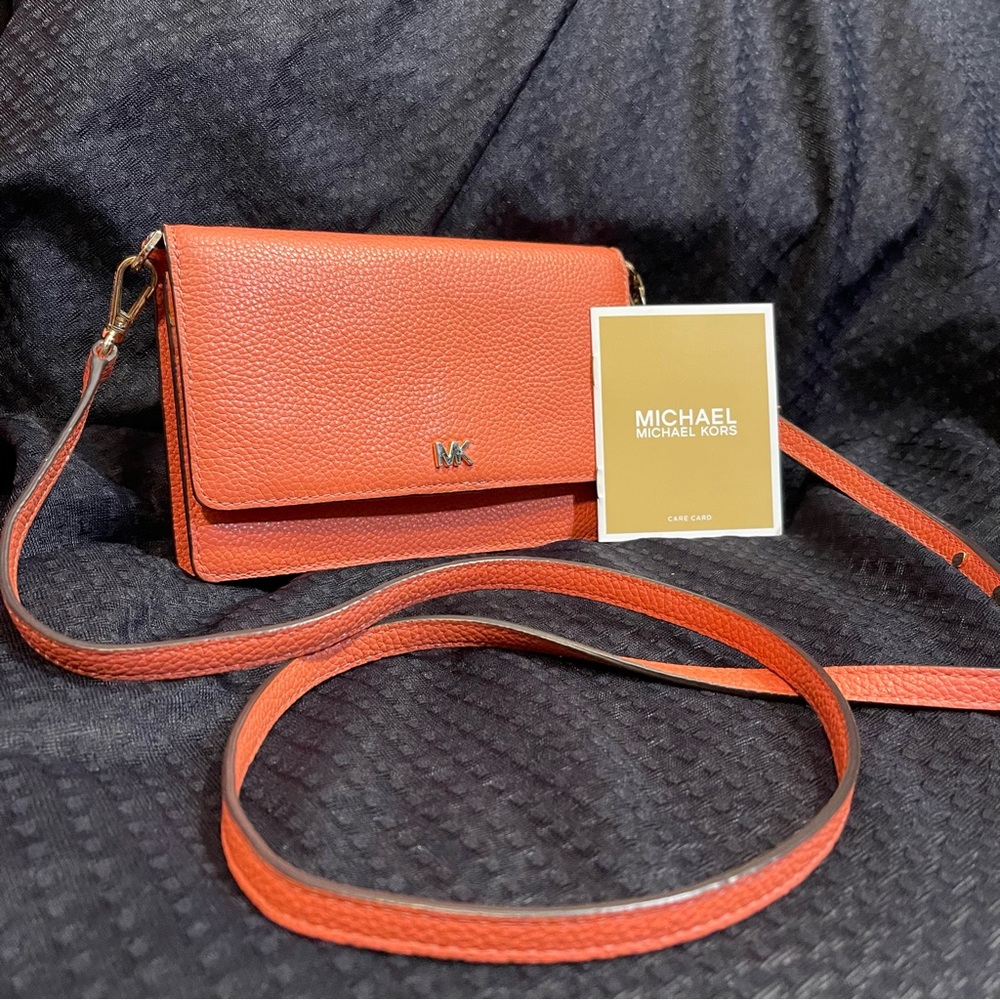 Michael Kors Peachy/Pink Crossbody Bag